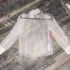 Forever 21, Sheer Long Sleeve Shirt